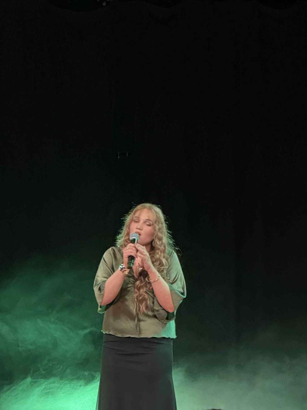 Sigurvegari kvöldsins. MYND GG