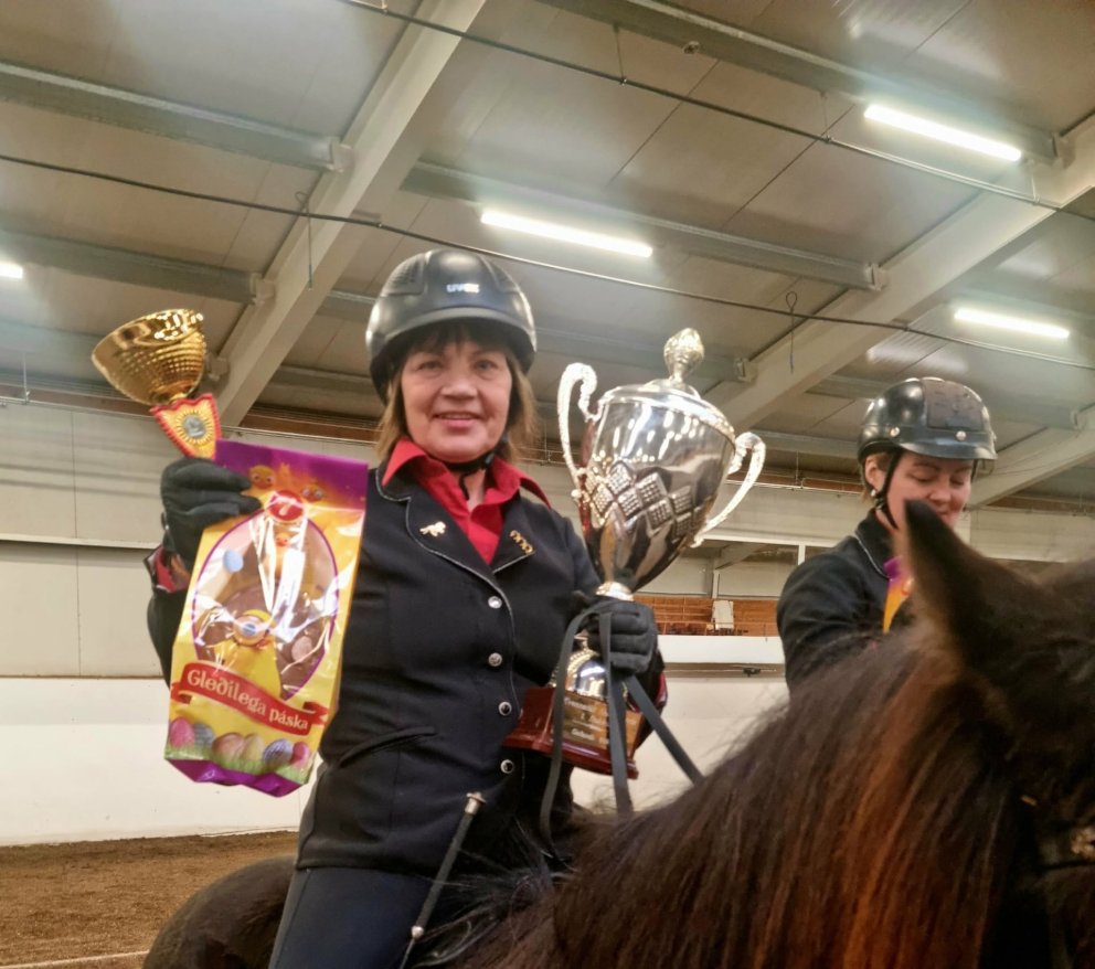 Herdís Einarsdóttir var sigursæl á mótinu. Mynd: HMJ