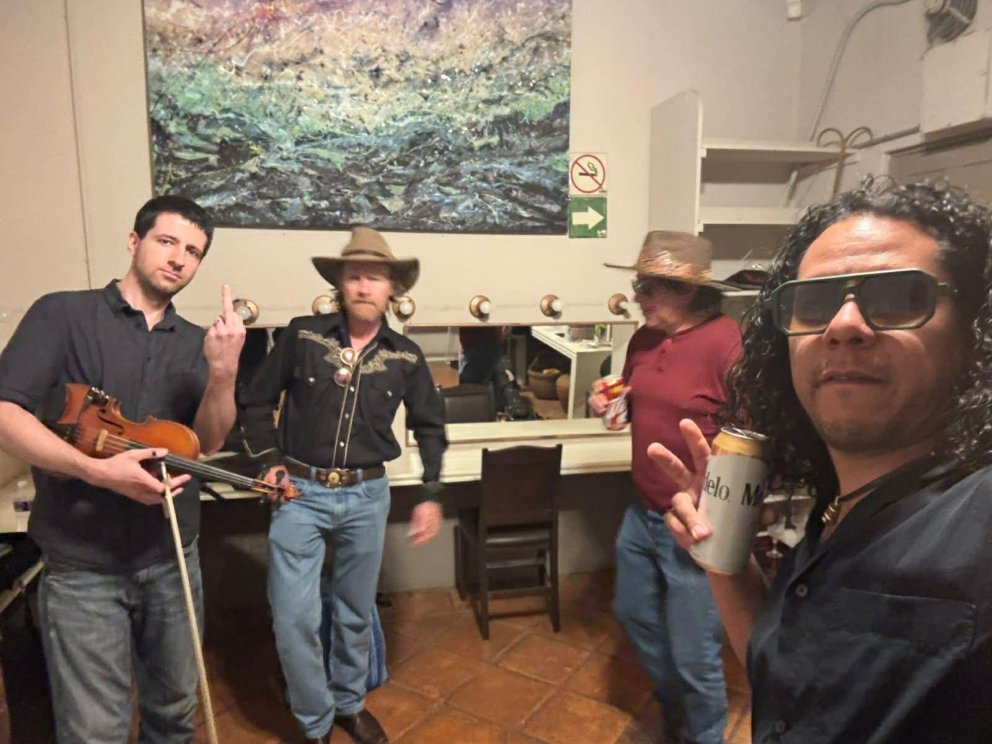 Andri&FarmerJohn. AÐSENDAR MYNDIR