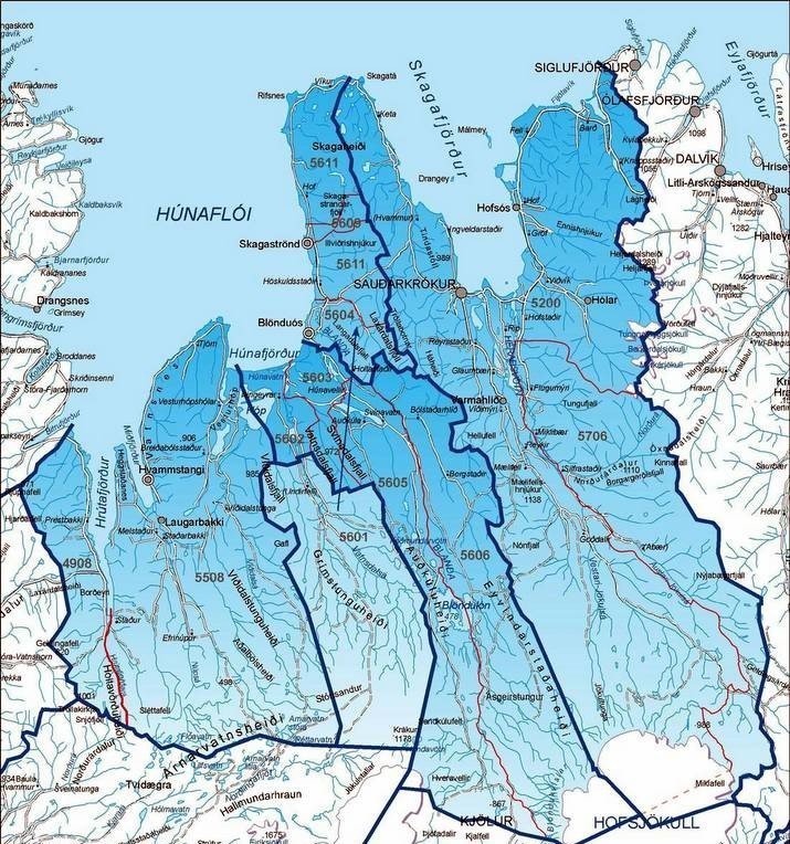 Norðurland vestra. Mynd: Af netinu.