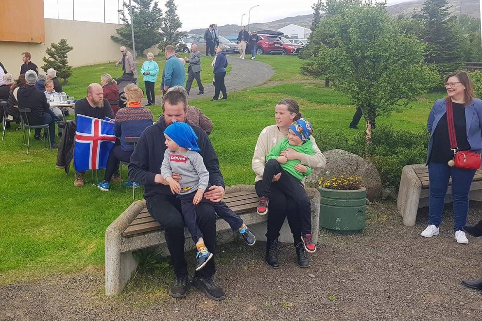 Frá þjóðhátíðardeginum á Hvammstanga. MYNDIR: GUÐMUNDUR HAUKUR SIGIRÐSSON