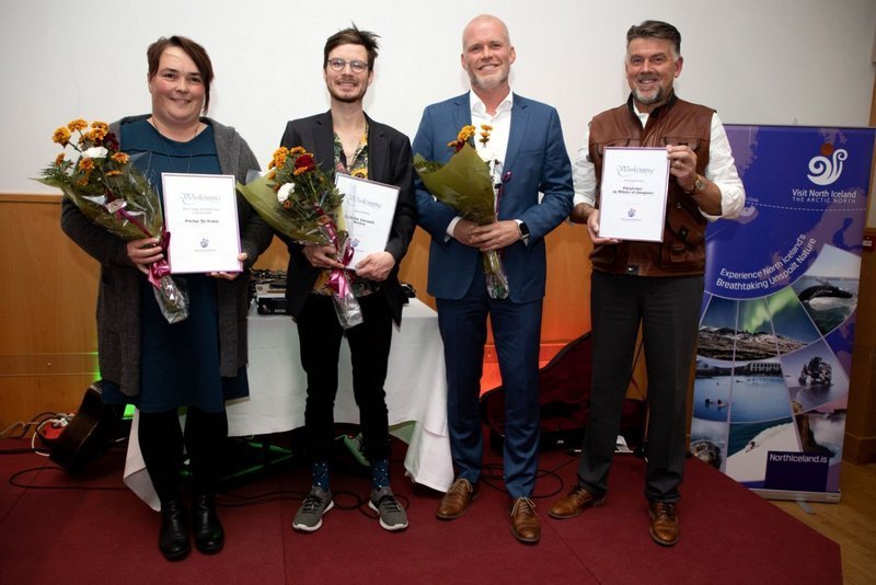 Frá afhendingu viðurkenninganna. Mynd: northiceland.is