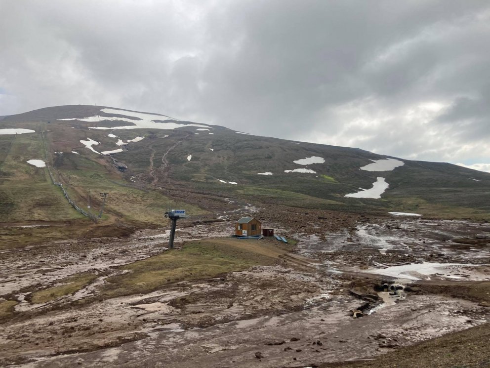 Skíðasvæðið í dag. Mynd: SMH