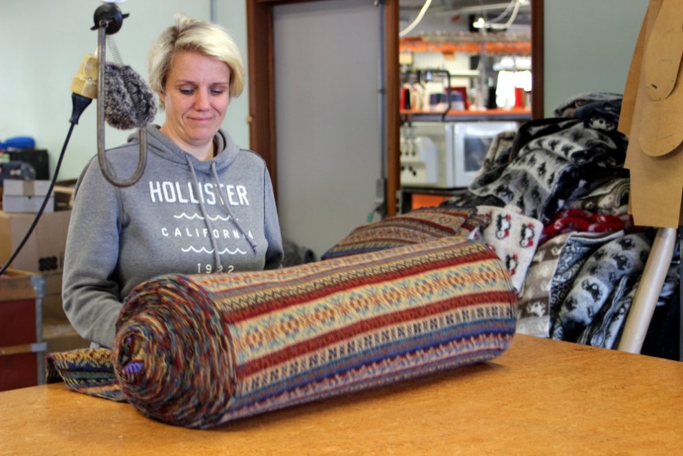 Hannað og framleitt á staðnum