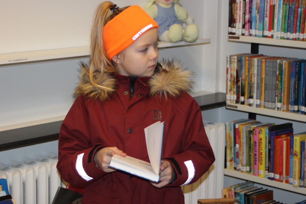 Myndin er tekin í október, þegar bókasafnið var opnað aftur eftir endurbætur. Mynd: KSE.