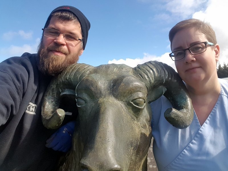 Matgæðingarnir Guðrún Helga og Hörður. Aðsend mynd.