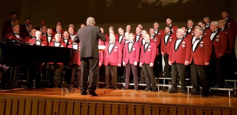 Karlakórinn Heimir í Höfðaborg sl. sunnudag. Myndir:FE