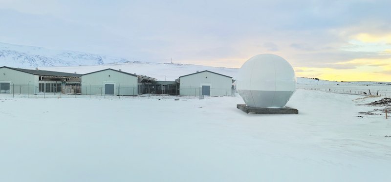 Gervihnattafjarskipti á Blönduósi