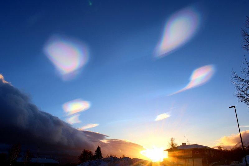 Glitský yfir Skagafirði. Myndir: Ívar Gylfason.