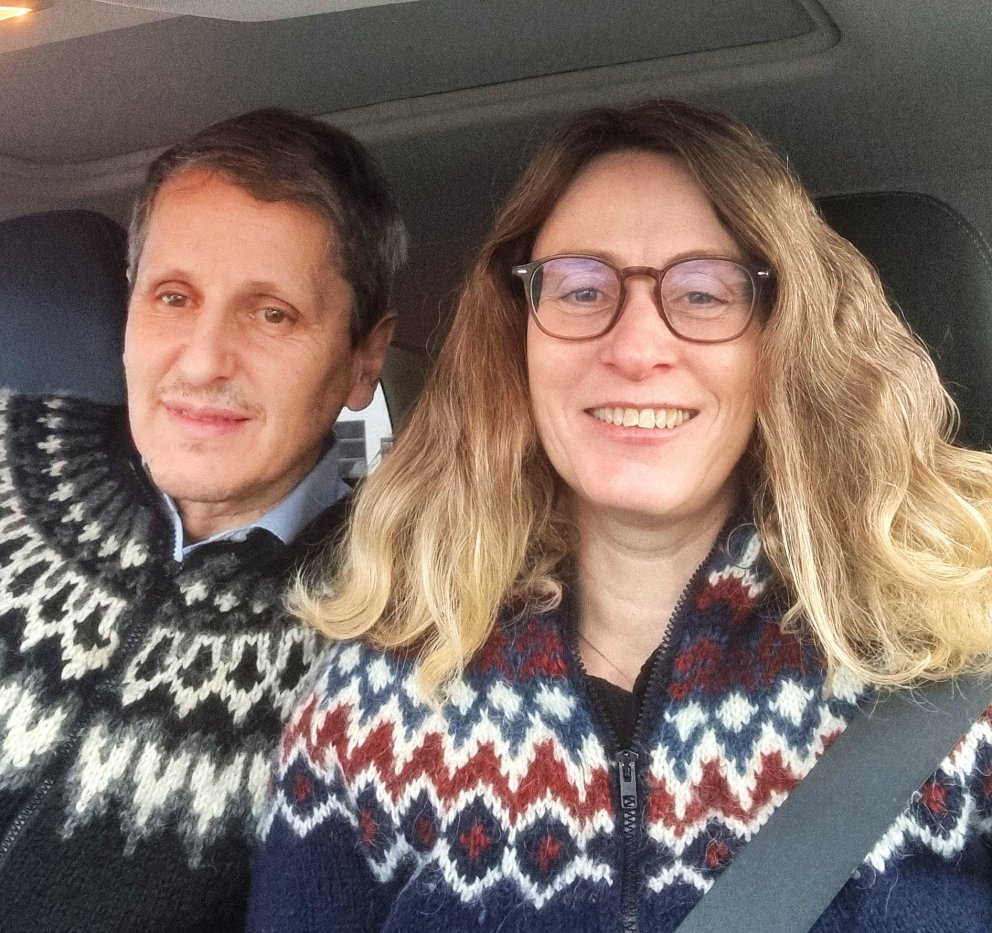 Einar og Hrafnhildur á ferð og flugi. MYNDIR AÐSENDAR