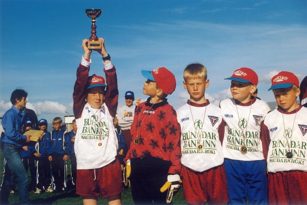 Ungar kempur um síðuatu aldamót eða þar um bil. MYND: PIB