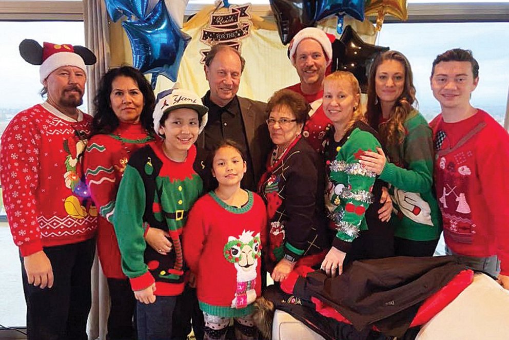 Amber með mömmuhlið fjölskyldunnar á liðnum jólum. MYNDIR:AMBER, MURR og ÓAB