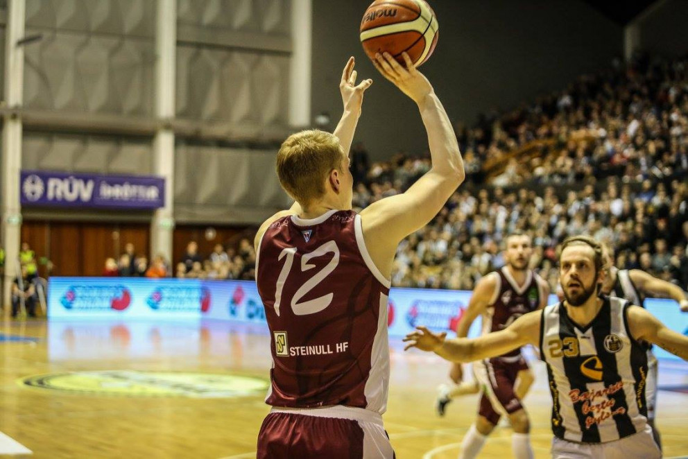 Viðar settann í gærkvöldi. Hér er hann í sigurleiknum gegn KR á dögunum. MYND: HJALTI ÁRNA