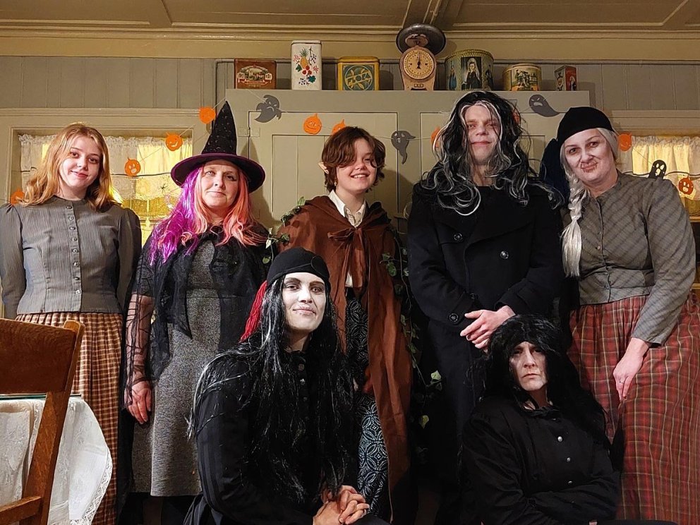 Frá hrekkjavöku í Byggðasafni Skagfirðinga í Glaumbæ. MYNDIR AF FACEBOOK-SÍÐU SAFNSINS