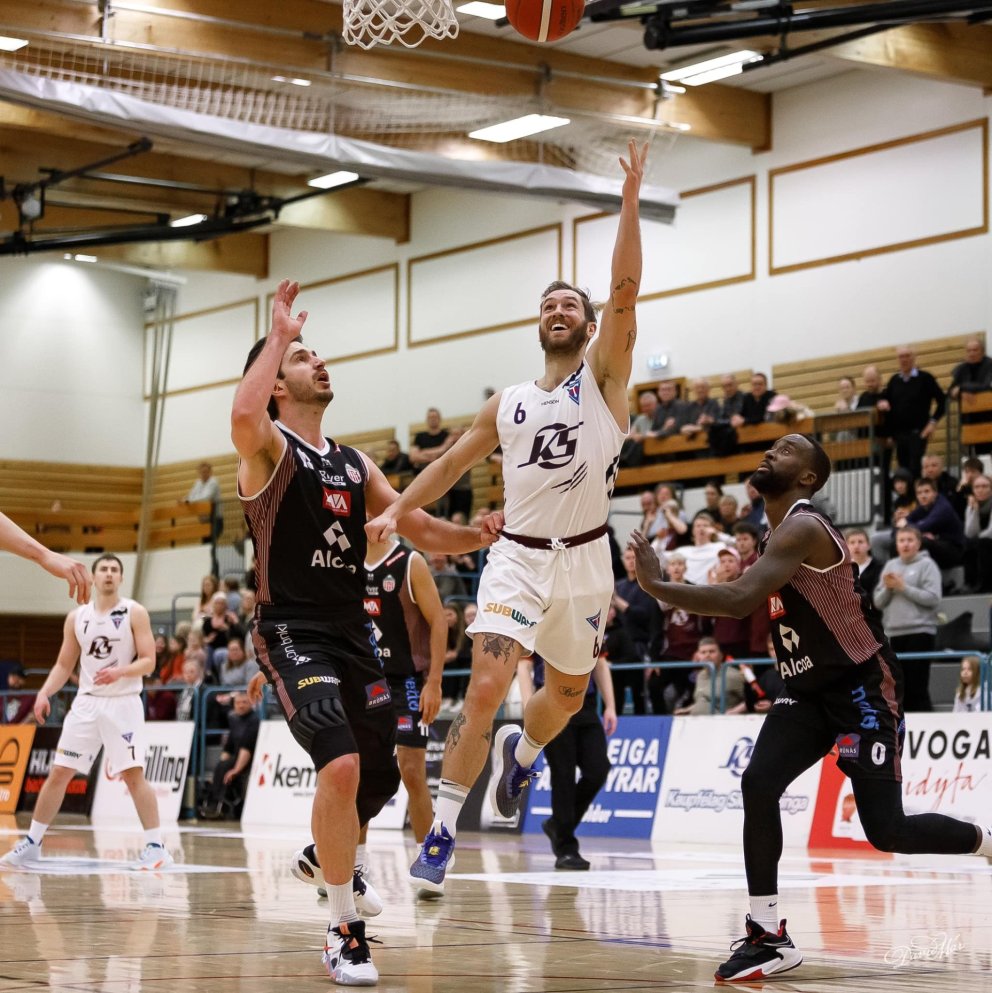 Arnar Björnsson átt stórleik gegn Hetti. MYND: DAVÍÐ MÁR