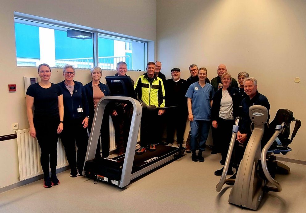 Lyonsmenn og Sjúkrahúsfólk. Mynd: hmj.