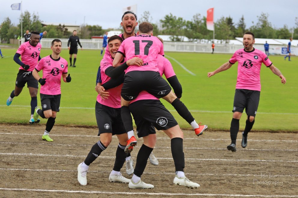 Það er létt yfir Húnvetningum þessa dagana. Mynd: Jón Ívar