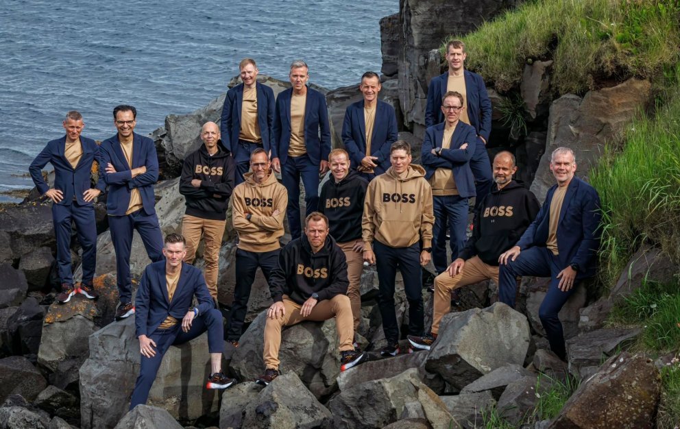 Hlaupahópurinn góði. Mynd: Aðsend