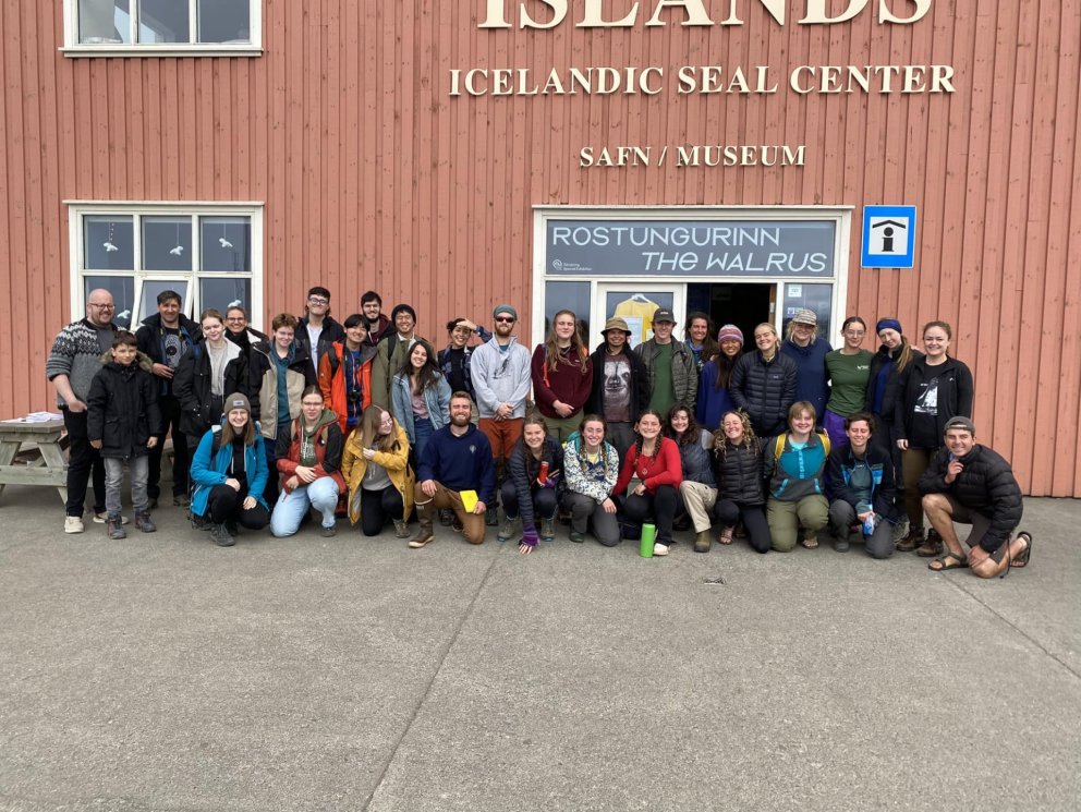 Sjálfboðaliðar Selatalningarinnar í ár. Mynd: Selasetur Íslands