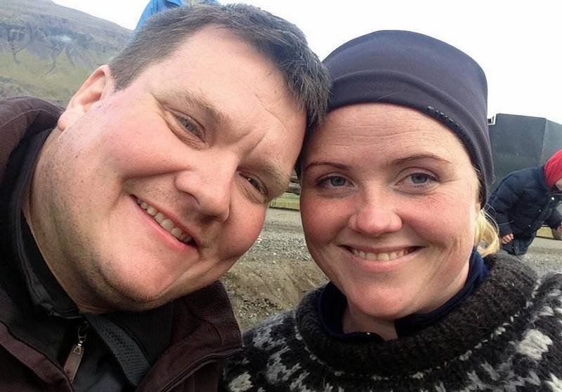 Matgæðingarnir Þorgils og Viktoría.