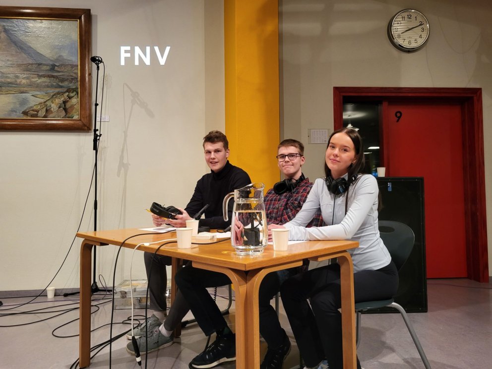Lið FNV. Mynd aðsend