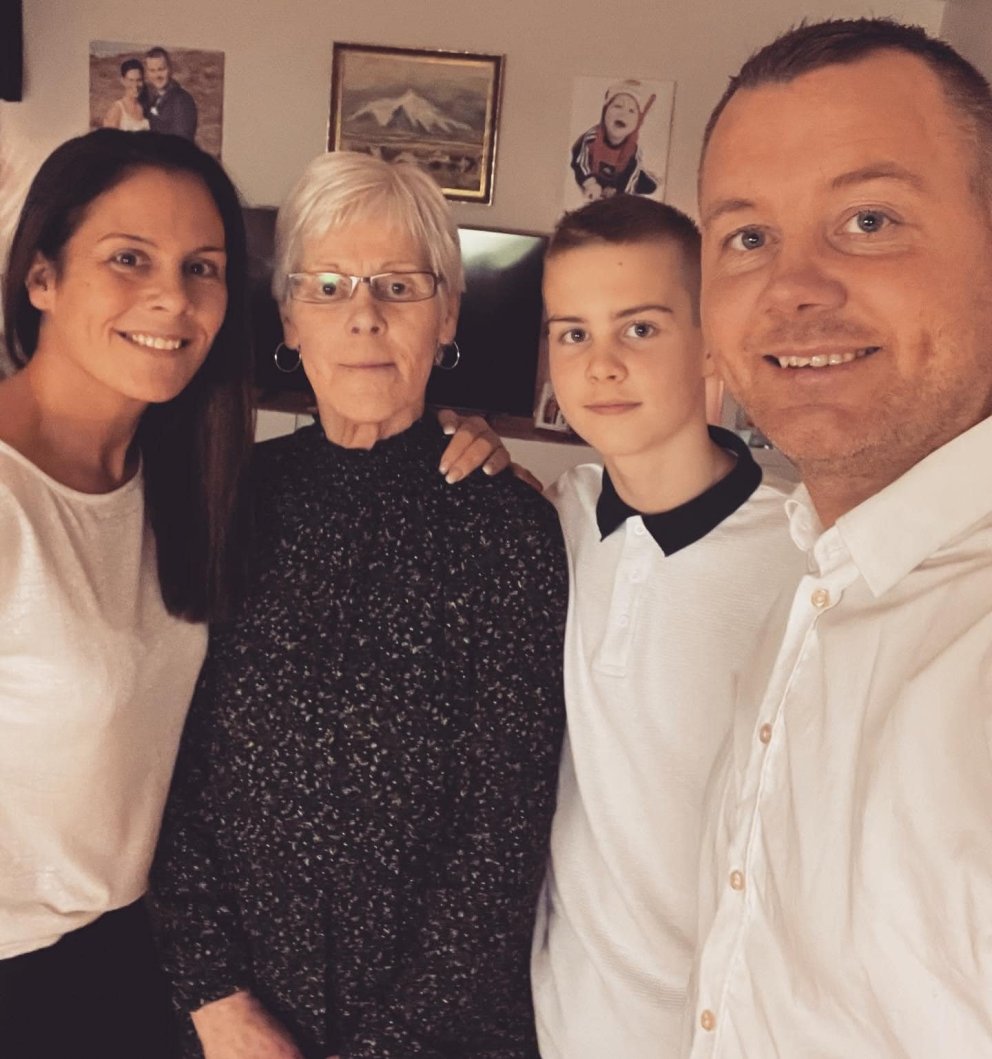 Ágústa Jóna, Dúdda Sig, Mikael Máni og Þorfinnur. Mynd aðsend.