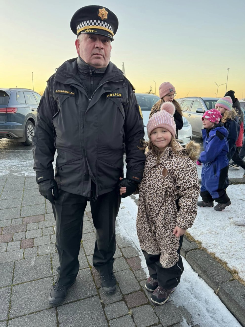 Úr göngunni. MYND LÖGREGLAN NORÐURLANDI VESTRA