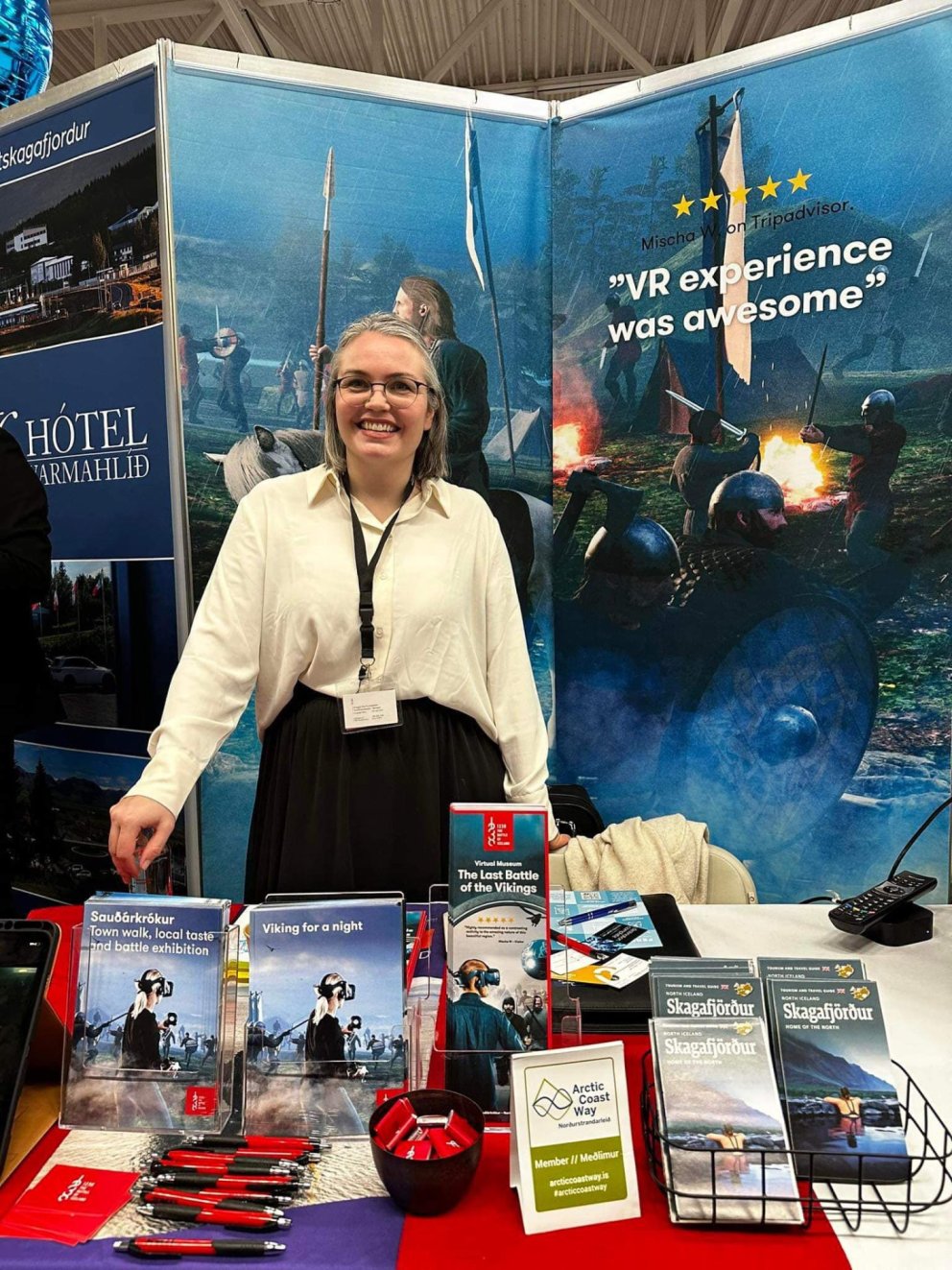 Freyja Rut Emilsdóttir á Mannamótum. MYND SSNV