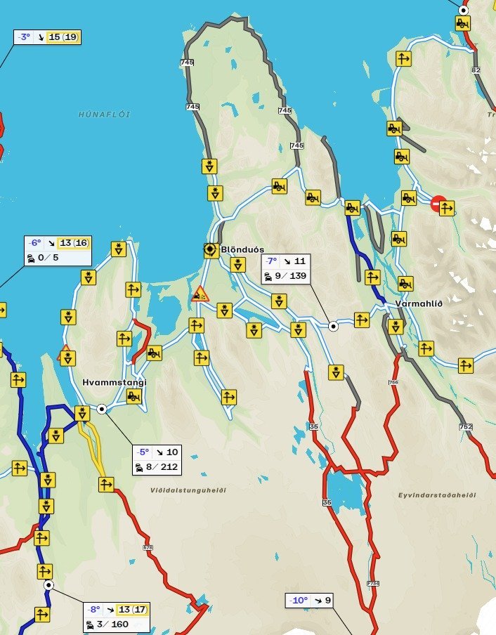 Mynd tekin af Facebook-síðu Lögreglunar á Norðurlandi vestra