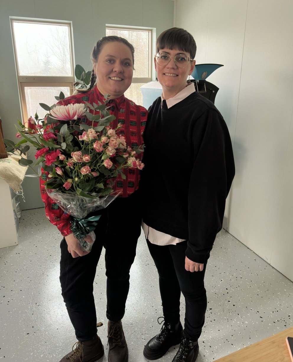 Vala Stefánsdóttir og Rannveig Einarsdóttir.MYND SSNV