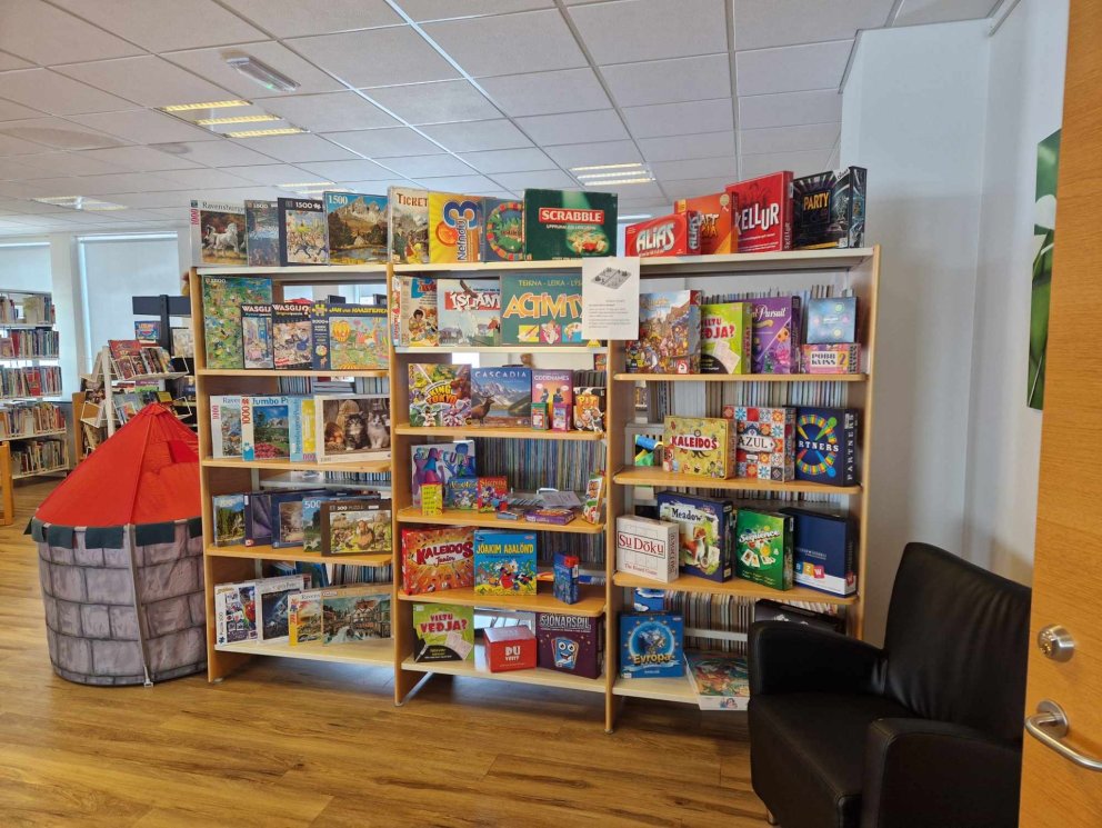 Mynd tekin á Héraðsbókasafninu.