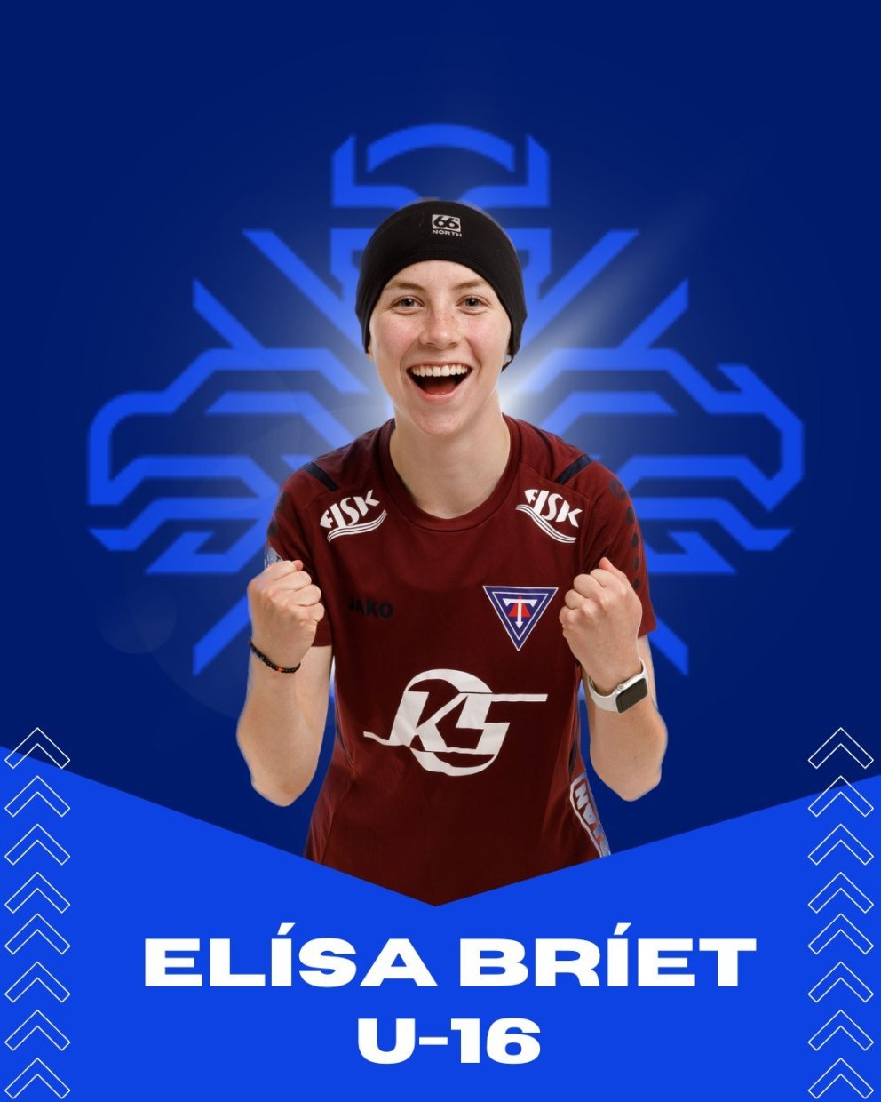 Elísa Bríet. Mynd tekin af Stuðningamannasíðu Knattspyrnudeildar Tindastóls.
