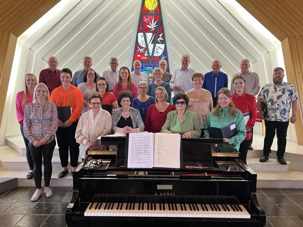 Kirkjukór Hólaneskirkju. MYND AÐSEND