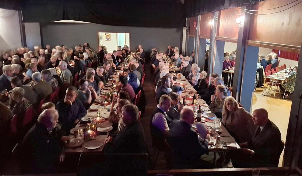 Frábær mæting var á Kótilettukvöldið. MYNDIR: GUÐMUNDUR HAUKUR SIGURÐSSON