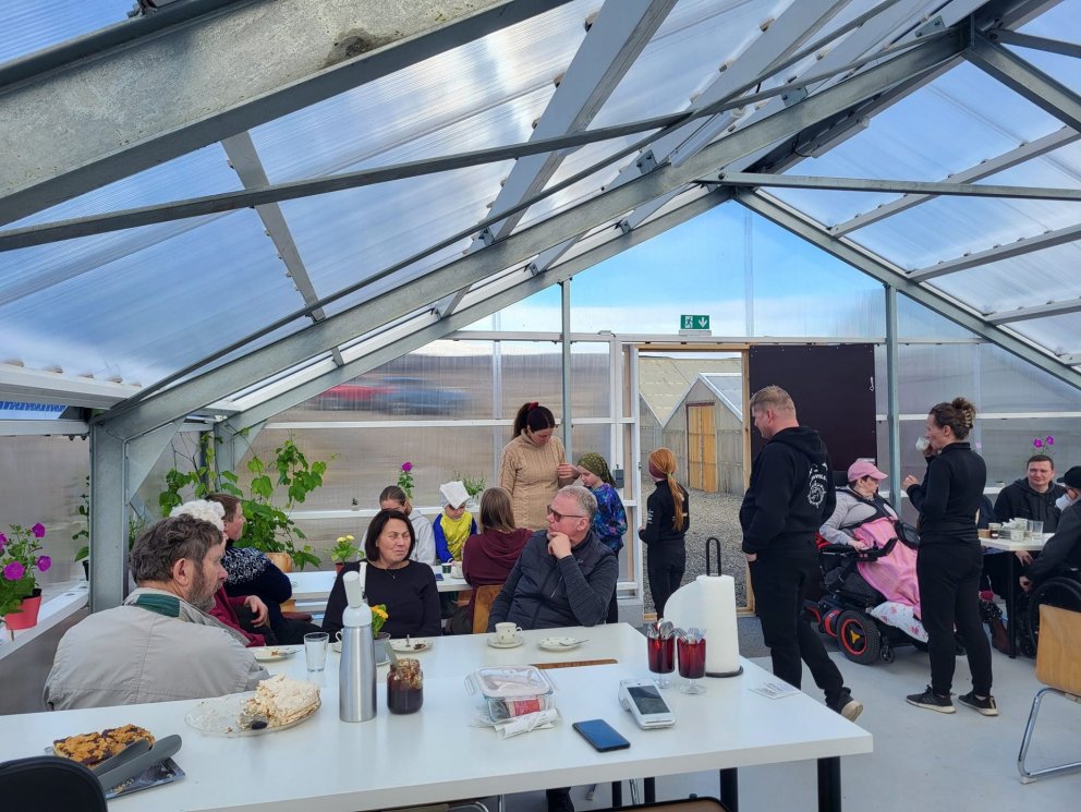 Það er rakið að mæta á Starrastaði á sunnudaginn. Mynd: fb.Gróðurhúsið Starrastöðum.