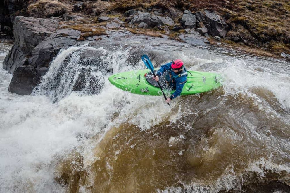 Máni Baldur í aksjón. Mynd: Anup Gurung.