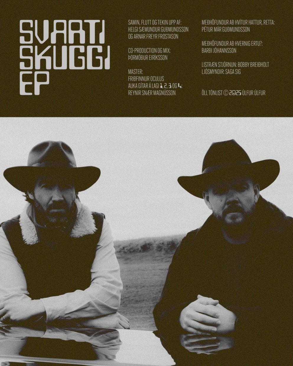 Úlfarnir í svörtum skugga. Mynd: fb.Úlfur Úlfur.