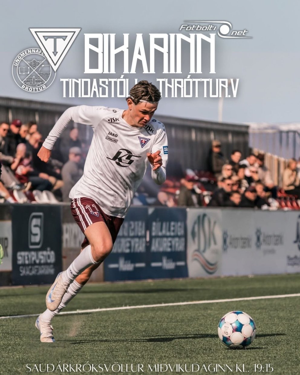 Kolbeinn Tumi og félagar verða í eldlínunni í kvöld.