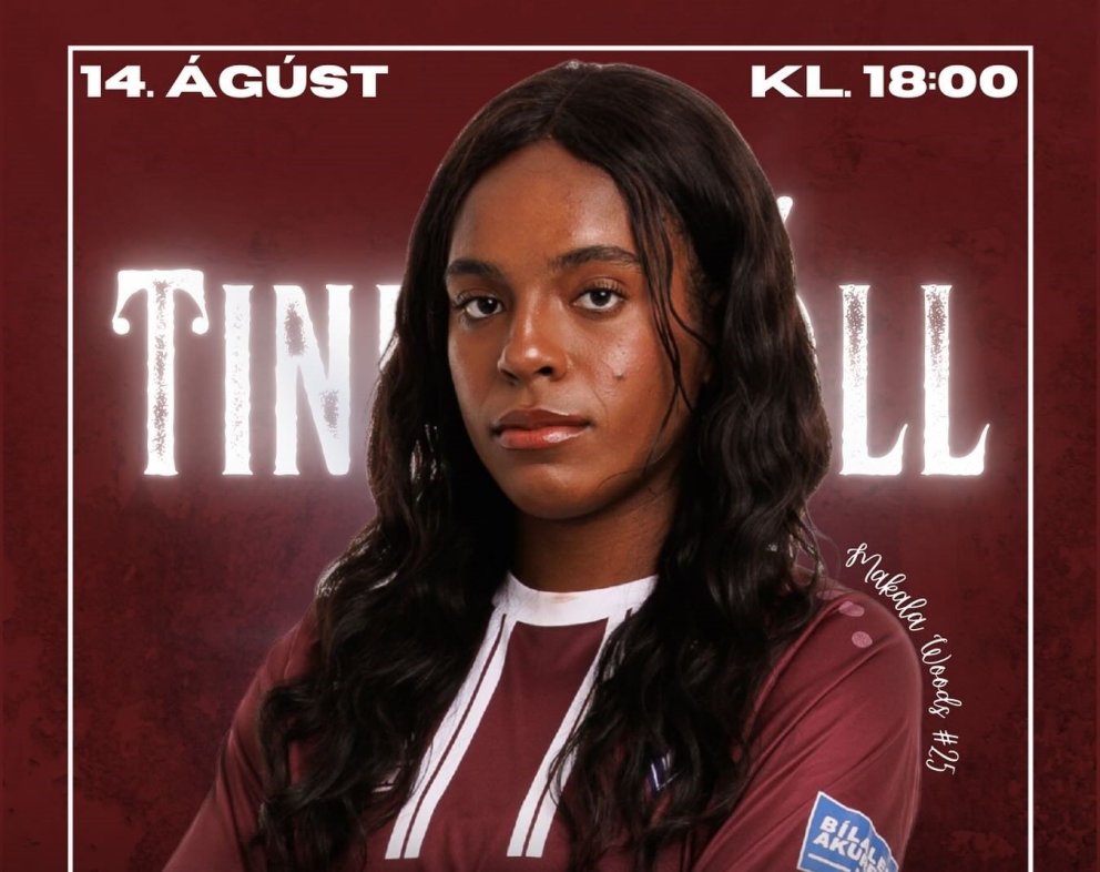 Makala og hinar stelpurnar ætla að taka á því. Mynd: Davíð Már