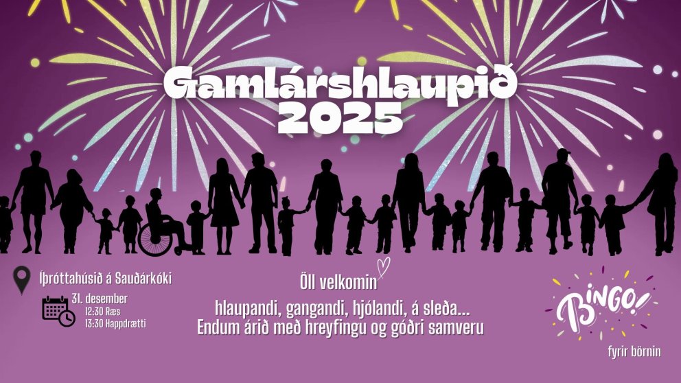 Auglýsing viðburðar.