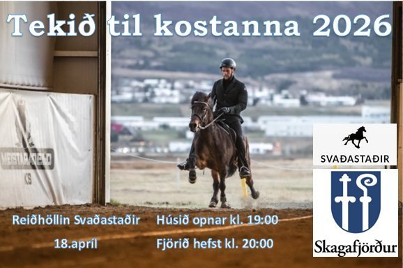 Skagfirsk hestamannagleði. Mynd: Svadastadir.is