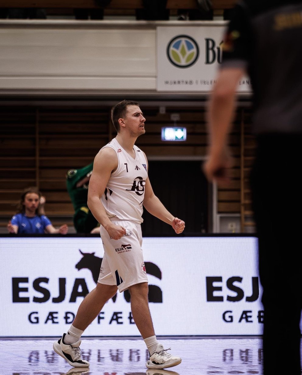 Pétur Rúnar í leik með Tindastóli. Mynd: Davíð Már.