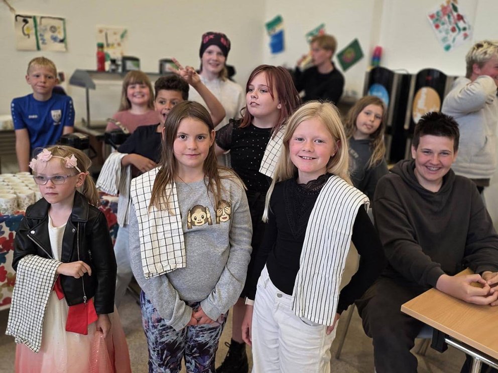 Duglegir krakkar í Húnabyggð. MYNDIR AF HÚNABYGGÐ.IS