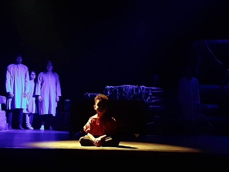 Frá æfingum á Skógarlífi. Mynd: Leikflokkur Húnaþings vestra.