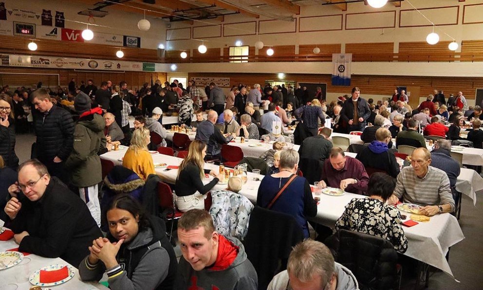 Hann var þéttsetinn bekkurinn í Síkinu. MYNDIR: ÓAB