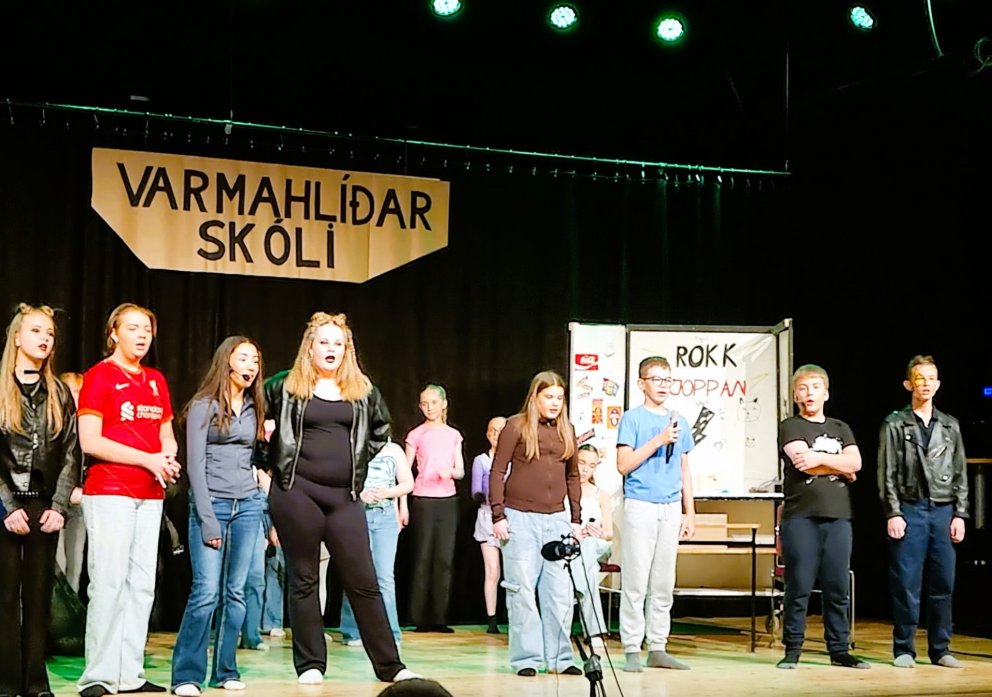 Framtíðarleikarar. Mynd: hmj