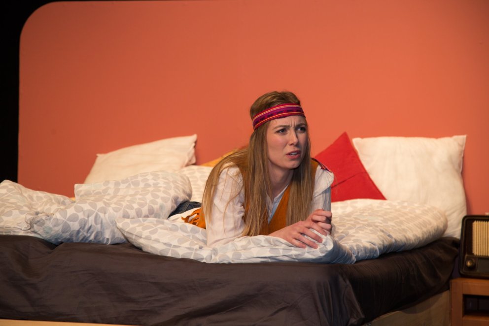 Saga formaður í hlutverki sínu. Mynd: Gunnhildur Gísladóttir.