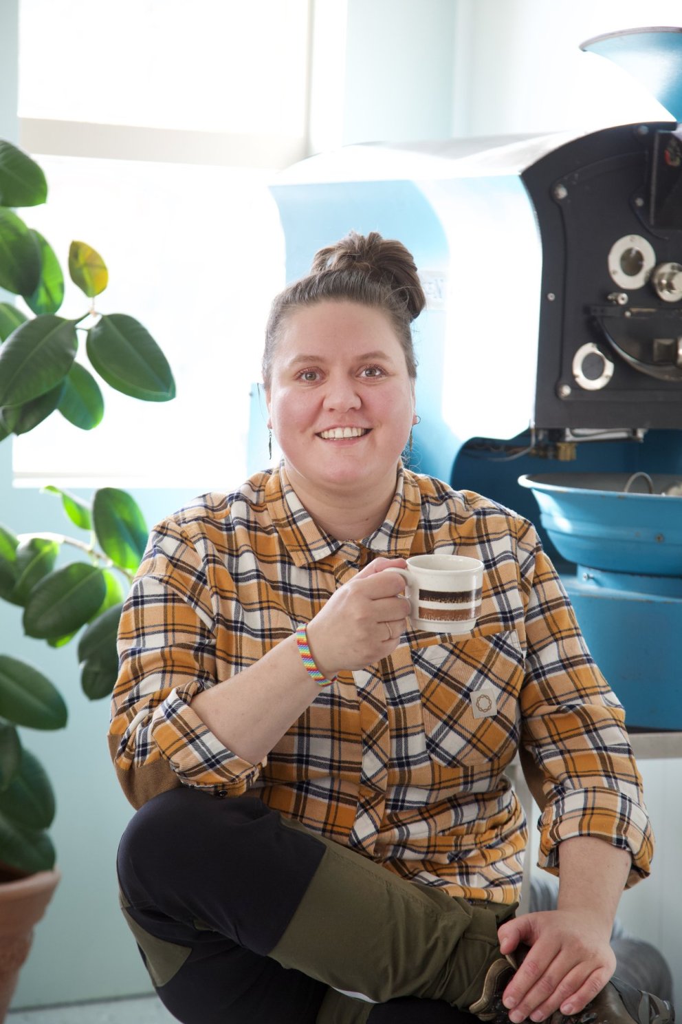 Vala Stefánsdóttir kaffikona. MYND GG