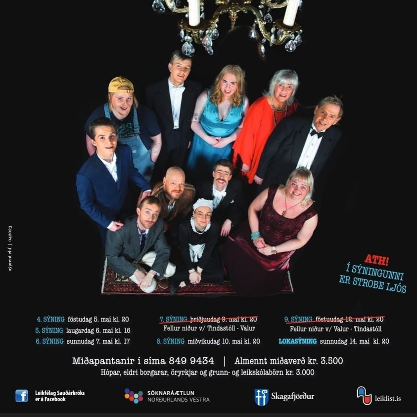 Allra síðasta sýning á Á svið nk. miðvikudag