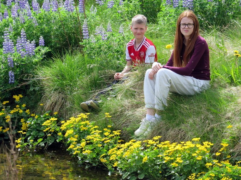 16. júní 2023. Tómas Ingi og Helga Björk Davíðsbörn. Mynd: Hing.